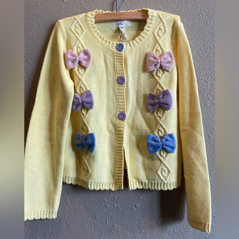 NWT Matilda Jane - Lemon Meringue Cardigan - Size 8